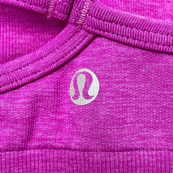Lululemon Ebb To Street Seamless Bra Magenta 2 - Picture 3 of 6